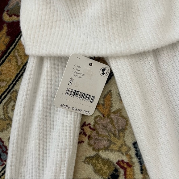 Free People Snow Bunny Shirt Ivory - Picture 5 of 8